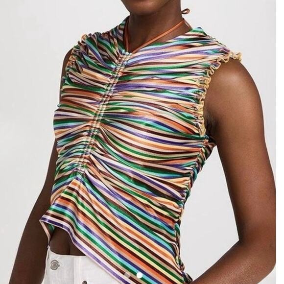 Siedres Iza Top in Mutlicolor Rainbow Size US 8 - Picture 2 of 8